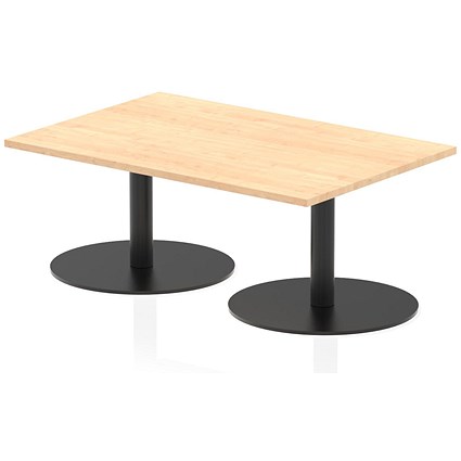 Italia Rectangular Coffee Table, 1200x800x475mm, Maple