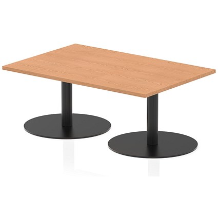 Italia Rectangular Coffee Table, 1200x800x475mm, Oak