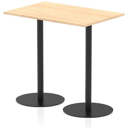 Italia Poseur Rectangular Table, 1200x800x1145mm, Maple