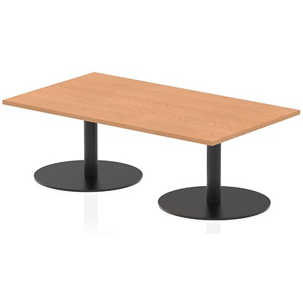 Italia Rectangular Coffee Table, 1400x800x475mm, Oak