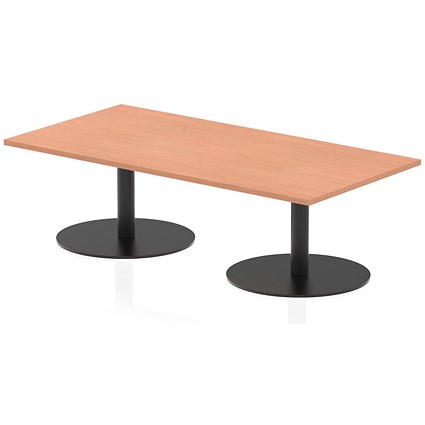 Italia Rectangular Coffee Table, 1600x800x475mm, Beech