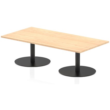 Italia Rectangular Coffee Table, 1600x800x475mm, Maple