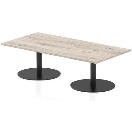 Italia Rectangular Coffee Table, 1600x800x475mm, Grey Oak