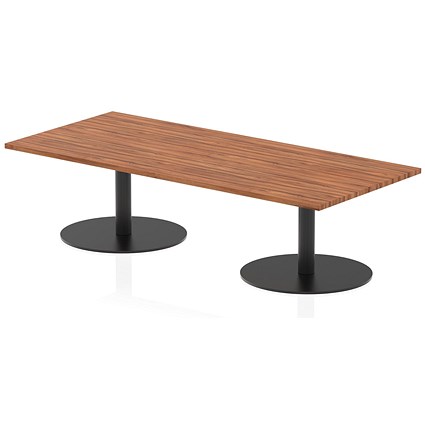 Italia Rectangular Coffee Table, 1800x800x475mm, Walnut