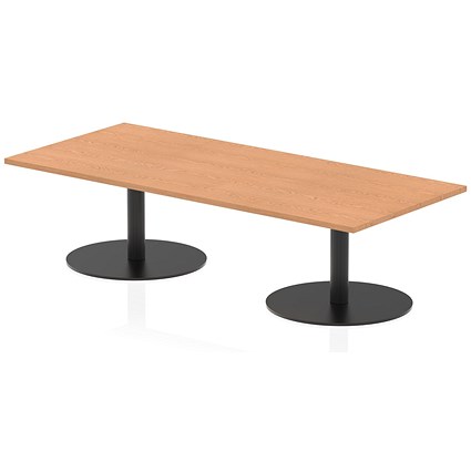 Italia Rectangular Coffee Table, 1800x800x475mm, Oak