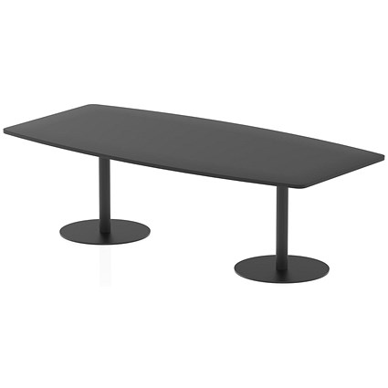 Italia Poseur High Gloss Table, 2400x1000x725mm, Black