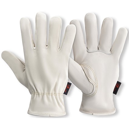 Supreme Hide Drivers Glove 1 Pair Ivory 10 (Pack of 10)
