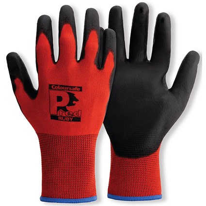 Pred Ruby Cut A Safety Gloves 1 Pair Red 8 (Pack of 10)