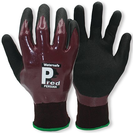 Pred Persian Watersafe Cut 1 Safety Gloves 1 Pair Black 11 (Pack of 10)