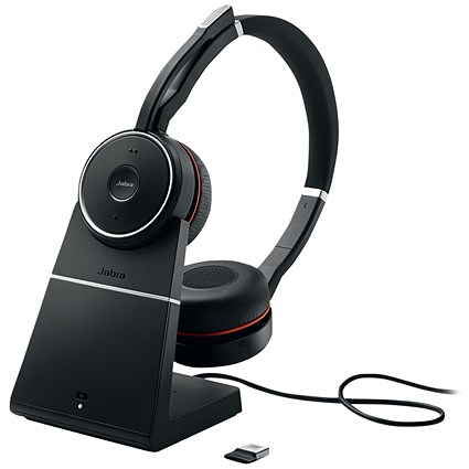 Jabra Evolve 75 UC Headset with Charging Stand 7599-838-199