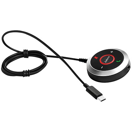 Jabra Evolve 40 Link MS Control Unit USB-C Cable Optimised for Microsoft Skype for Business 14208-18