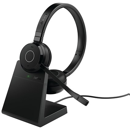 Jabra Evolve 65 TE MS Stereo with Charging Stand 6699-833-399 Jabra Evolve 65 TE MS Stereo with Charging Stand 6699-833-399