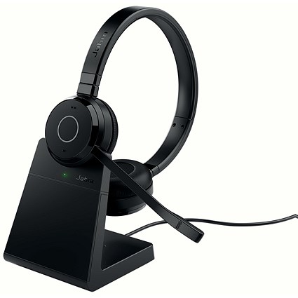 Jabra Evolve 65 TE USB-A UC Stereo with Charging Stand 6699-833-499 Jabra Evolve 65 TE USB-A UC Stereo with Charging Stand 6699-833-499