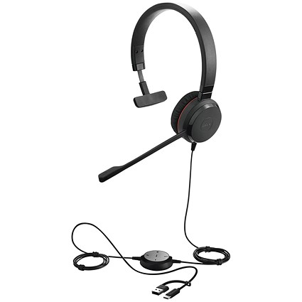 Jabra Evolve 30 II USB C/AUC Mono Headset 5393-829-369