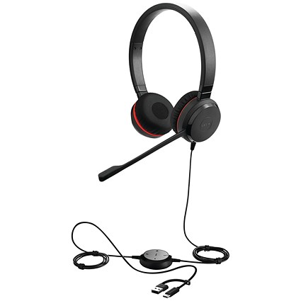 Jabra Evolve 30 II USB C/AUC Stereo Headset 5399-829-369