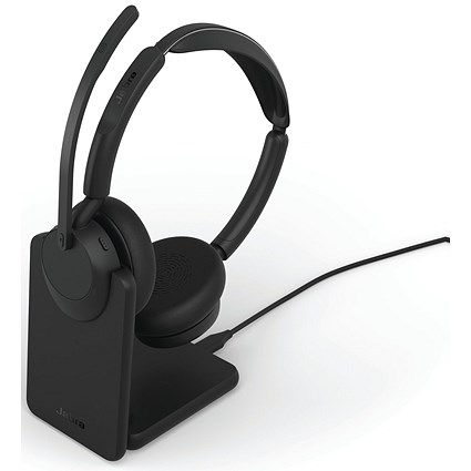 Jabra Evolve3 45 UC 390 Headset USB-C Stereo wth C/Stand 34599-989-889