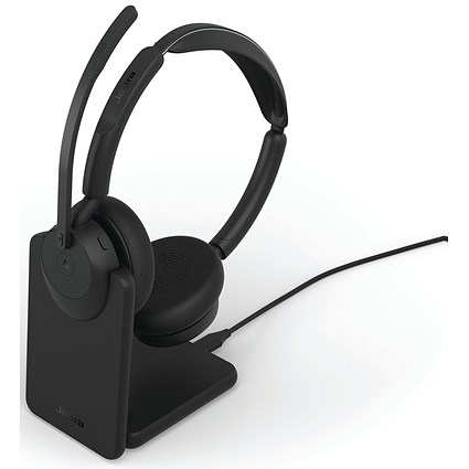 Jabra Evolve3 45 MS 390 Headset USB-C Stereo wth C/Stand 34599-999-889