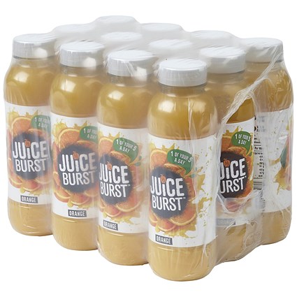 Juice Burst Orange Juice, 500ml, Pack of 12