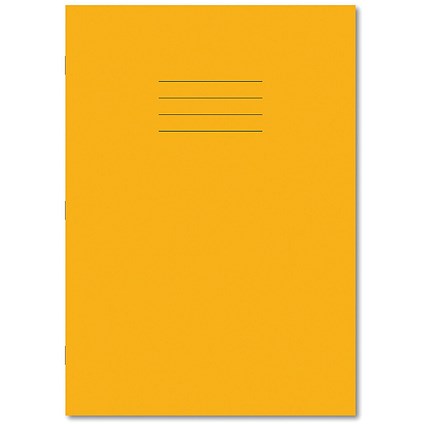 Hamelin Exercise Book 10mm Squared 64 Page A4 Yellow (Pack of 50)