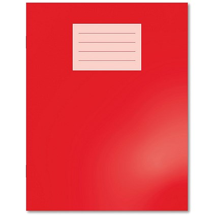 Hamelin Oxford Exercise Book 8mm Lined 80 Page 229x178mm Red (Pack of 100)