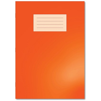 Hamelin Oxford Exercise Book 8mm Lined 64 Page A4 Orange (Pack of 50)