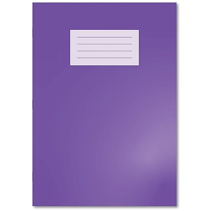 Hamelin Oxford Exercise Book 8mm Lined 64 Page A4 Purple (Pack of 50)