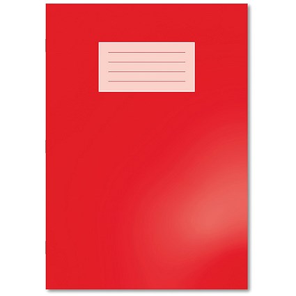 Hamelin Oxford Exercise Book 10mm Squared 80 Page A4 Red (Pack of 50)