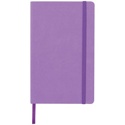 Cambridge Casebound Notebook, 210x130mm, Ruled, 192 Pages, Purple