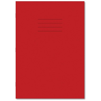Hamelin Exercise Book 12mm Lined 64 Page A4 Red (Pack of 50)