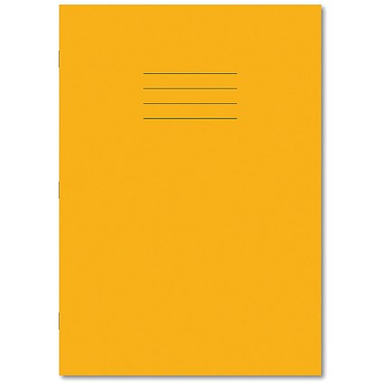 Hamelin Exercise Book 12mm Lined 64 Page A4 Yellow (Pack of 50)