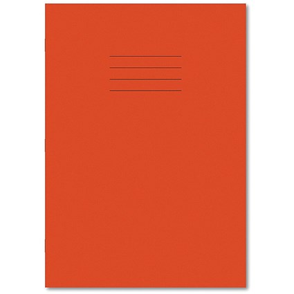 Hamelin Exercise Book 12mm Lined 64 Page A4 Orange (Pack of 50)