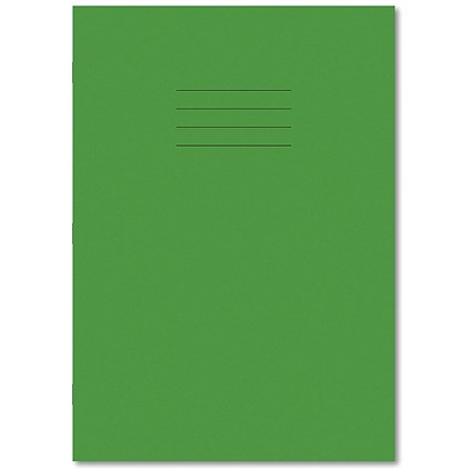 Hamelin Exercise Book 12mm Lined 64 Page A4+ Light Green (Pack of 50)