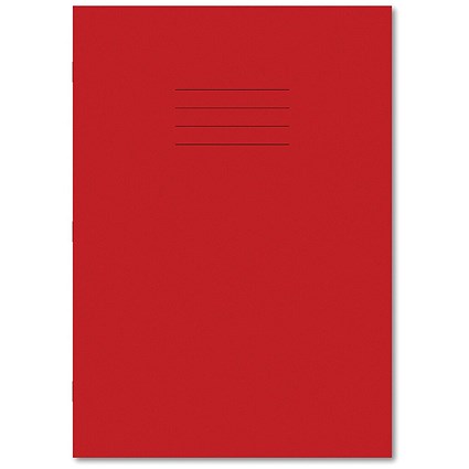 Hamelin Exercise Book 10mm Squared 80 Page A4 Red (Pack of 50)