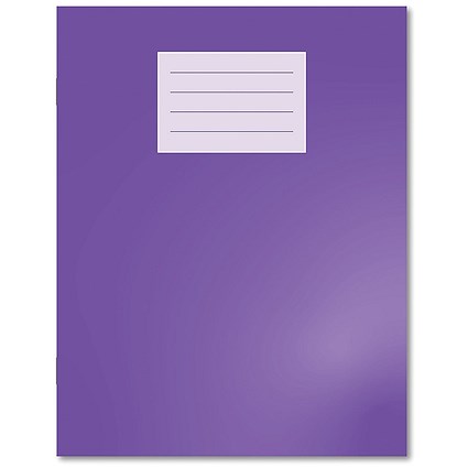 Hamelin Oxford Exercise Book 8mm Lined 80 Page 229x178mm Purple (Pack of 100)