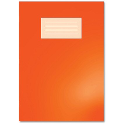 Hamelin Oxford Exercise Book 8mm Lined 80 Page A4 Orange (Pack of 50)