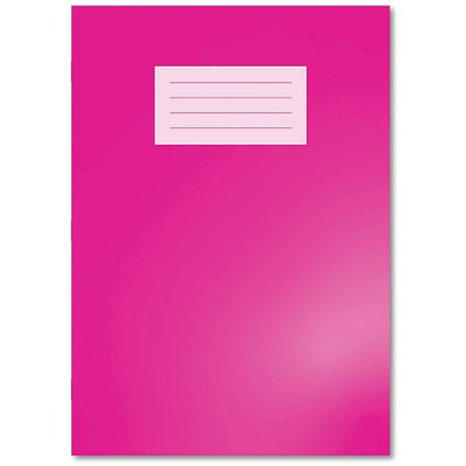 Hamelin Oxford Exercise Book 8mm Lined 80 Page A4 Pink (Pack of 50)