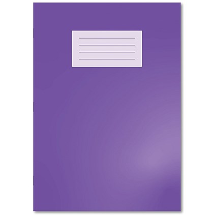 Hamelin Oxford Exercise Book 8mm Lined 80 Page A4 Purple (Pack of 50)