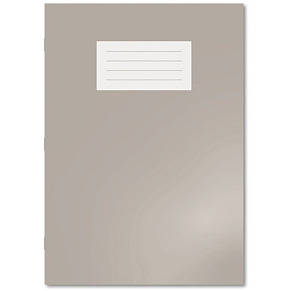 Hamelin Oxford Exercise Book 8mm Lined 80 Page A4 Grey (Pack of 50)