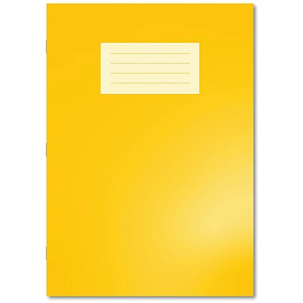 Hamelin Oxford Exercise Book 7mm Squared 80 Page A4 Yellow (Pack of 50)