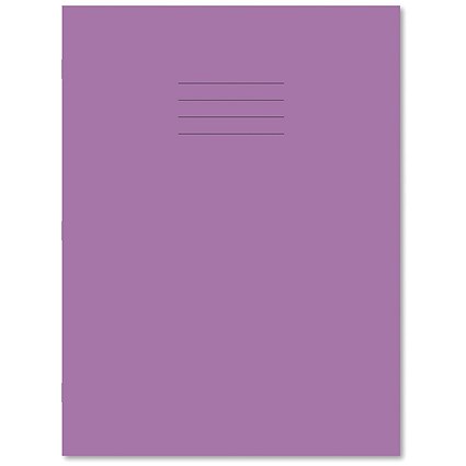 Hamelin Exercise Book 8mm Lined 80 Page A4+ Purple (Pack of 50)