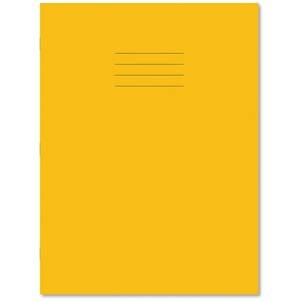 Hamelin Exercise Book 10mm Squared 80 Page A4+ Yellow (Pack of 50)