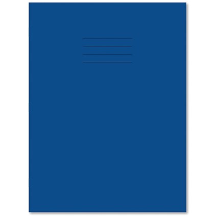 Hamelin Exercise Book 8mm Lined 80 Page A4+ Dark Blue (Pack of 50)