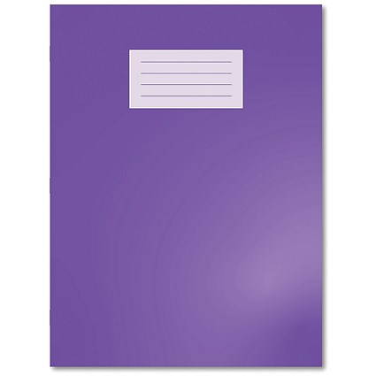 Hamelin Oxford Exercise Book 8mm Lined 80 Page A4+ Purple (Pack of 50)
