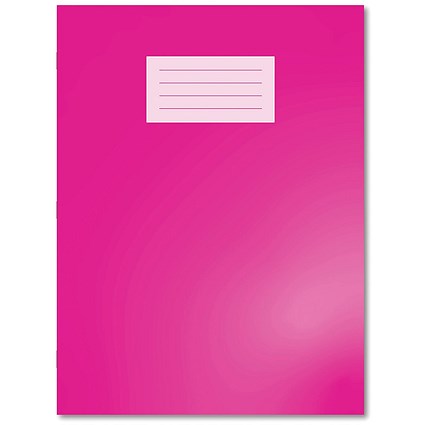 Hamelin Oxford Exercise Book 8mm Lined 80 Page A4+ Pink (Pack of 50)