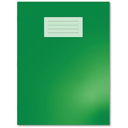 Hamelin Oxford Exercise Book 8mm Lined 80 Page A4+ Dark Green (Pack of 50)