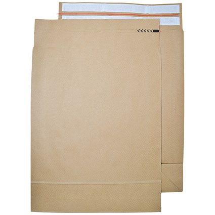 E-Green 570x450 100mm Gusset Peel and Seal Mailer (Pack of 100)