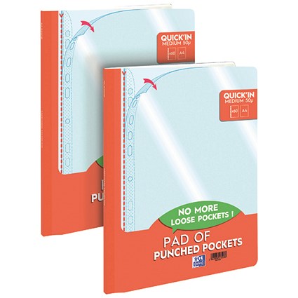 Oxford Punch Pocket Pad A4 (Pack of 60) 2 For 1