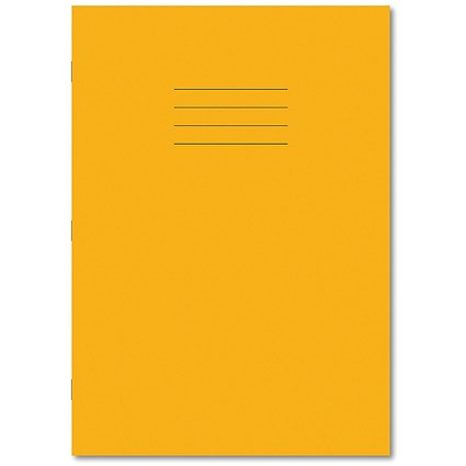 Hamelin Exercise Book 8mm Lined 80 Page A4 Yellow (Pack of 50)