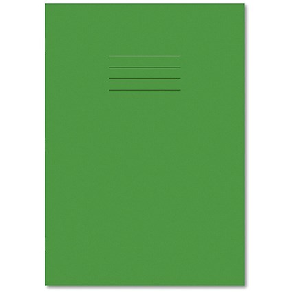 Hamelin Exercise Book 8mm Lined 80 Page A4 Light Green (Pack of 50)