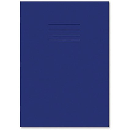 Hamelin Exercise Book 8mm Lined 80 Page A4 Dark Blue (Pack of 50)